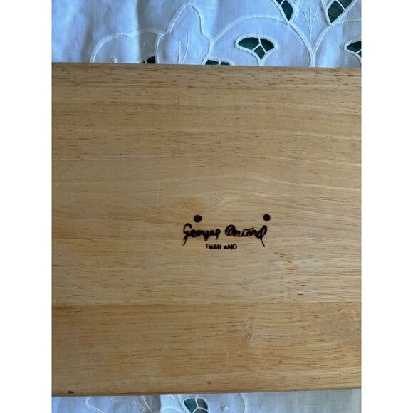Georges Briard Vintage Charcuterie Cheese Meat Fruit Snack Board 16 3/4" x 9" - Picture 7 of 10